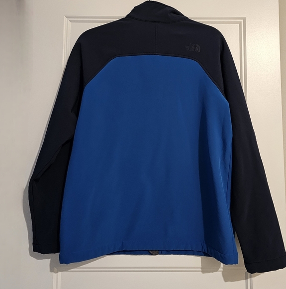 The North Face Boy's Apex Nimble Jacket in Turkish Sea Blue & Urban Navy sz xl - Picture 4 of 7